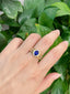 14K GOLD 1.26 CTW NATURAL SAPPHIRE & DIAMOND RING