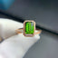 14K GOLD 1.9 CT NATURAL TOURMALINE & DIAMOND RING