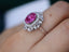 14K GOLD 2.23 CTW NATURAL PADPARADSCHA SAPPHIRE & DIAMOND RING