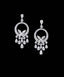 14K GOLD 1.46 CTW NATURAL H DIAMOND EARRINGS