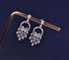 14K GOLD 1.46 CTW NATURAL H DIAMOND EARRINGS