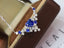 14K GOLD 2.07 CTW NATURAL SAPPHIRE & DIAMOND NECKLACE