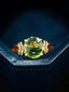 14K GOLD 2.03 CTW NATURAL TOURMALINE & DIAMOND RING