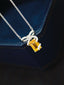 14K GOLD 0.92 CTW NATURAL SAPPHIRE & DIAMOND NECKLACE