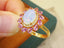 14K GOLD 0.80 CTW NATURAL OPAL & DIAMOND RING