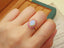 14K GOLD 0.80 CTW NATURAL OPAL & DIAMOND RING