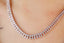 14K GOLD 10.00 CT NATURAL H DIAMOND NECKLACE