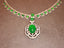 14K GOLD 9.27 CTW VIVID GREEN NATURAL EMERALD & DIAMOND NECKLACE