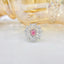 14K GOLD 1.39 CTW NATURAL PINK DIAMOND & DIAMOND RING/PENDANT