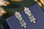 14K GOLD 1.32 CTW VIVID GREEN NATURAL EMERALD & DIAMOND EARRINGS