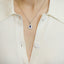 14K GOLD 1.00 CTW VIVID BLUE NATURAL SAPPHIRE & DIAMOND PENDANT