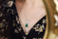 14K GOLD 3.62 CTW VIVID GREEN NATURAL EMERALD & DIAMOND NECKLACE