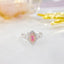 14K GOLD 0.44 CTW NATURAL PINK DIAMOND & DIAMOND RING