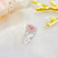 14K GOLD 0.44 CTW NATURAL PINK DIAMOND & DIAMOND RING