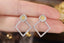 14K GOLD 1.00 CTW NATURAL YELLOW DIAMOND & DIAMOND EARRINGS