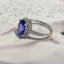 14K GOLD 2.76 CTW NATURAL TANZANITE & DIAMOND RING