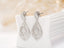 14K GOLD 1.12 CTW NATURAL H DIAMOND EARRINGS