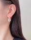 14K GOLD 1.12 CTW NATURAL H DIAMOND EARRINGS