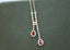 14K GOLD 1.25 CTW VIVID RED NATURAL RUBY & DIAMOND NECKLACE