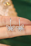 14K GOLD 0.28 CT NATURAL H DIAMOND EARRINGS