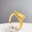 14K GOLD 1.09 CTW NATURAL YELLOW DIAMOND & YELLOW DIAMOND RING