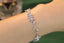 14K GOLD 2.5 CT NATURAL H DIAMOND BRACELET