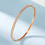 14K GOLD 0.23 CT NATURAL H DIAMOND BANGLE