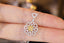 14K GOLD 0.60 CTW NATURAL YELLOW DIAMOND & DIAMOND NECKLACE