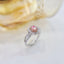 14K GOLD 0.76 CTW NATURAL PINK DIAMOND & DIAMOND RING