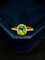 14K GOLD 1.76 CTW NATURAL TOURMALINE & DIAMOND RING