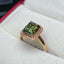 14K GOLD 3.45 CT NATURAL TOURMALINE & DIAMOND RING