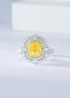 14K GOLD 1.96 CTW NATURAL YELLOW DIAMOND & DIAMOND RING/PENDANT