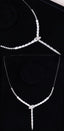 14K GOLD 2 CT NATURAL H DIAMOND NECKLACE