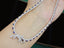 14K GOLD 6.71 CTW VIVID BLUE NATURAL SAPPHIRE & DIAMOND NECKLACE