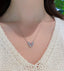 14K GOLD 0.42 CTW NATURAL PINK DIAMOND & DIAMOND NECKLACE