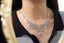 14K GOLD 6.5 CT NATURAL H DIAMOND NECKLACE