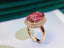 14K GOLD 7.1 CT NATURAL TOURMALINE & DIAMOND RING