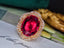 14K GOLD 5.29 CTW NATURAL TOURMALINE & DIAMOND RING