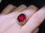 14K GOLD 5.29 CTW NATURAL TOURMALINE & DIAMOND RING