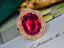 14K GOLD 5.29 CTW NATURAL TOURMALINE & DIAMOND RING