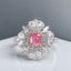 14K GOLD 1.69 CTW NATURAL PINK DIAMOND & DIAMOND RING