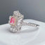 14K GOLD 1.69 CTW NATURAL PINK DIAMOND & DIAMOND RING