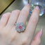 14K GOLD 1.69 CTW NATURAL PINK DIAMOND & DIAMOND RING