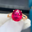 14K GOLD 4.5 CT NATURAL TOURMALINE & DIAMOND RING