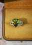 14K GOLD 5.98 CTW NATURAL TOURMALINE & DIAMOND RING