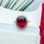 14K GOLD 3.21 CT NATURAL TOURMALINE & DIAMOND RING