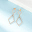 14K GOLD 0.96 CT NATURAL H DIAMOND EARRINGS