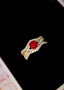 14K GOLD 1.71 CTW NATURAL RUBY & DIAMOND RING