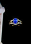 14K GOLD 2.46 CTW NATURAL SAPPHIRE & DIAMOND RING