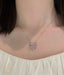 14K GOLD 0.81 CTW NATURAL PINK DIAMOND & DIAMOND NECKLACE